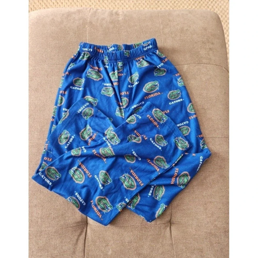 Gen2 Florida Gators Youth Medium 10/12 Blue Pajama Pants Lounge Sleepwear NCAA